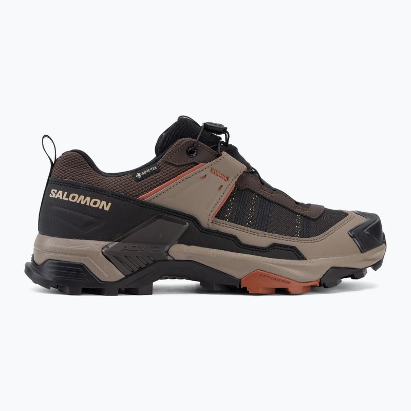 Scarpe da trekking da uomo Salomon X ULTRA 5 GTX black coffee/walnut/arabian 2