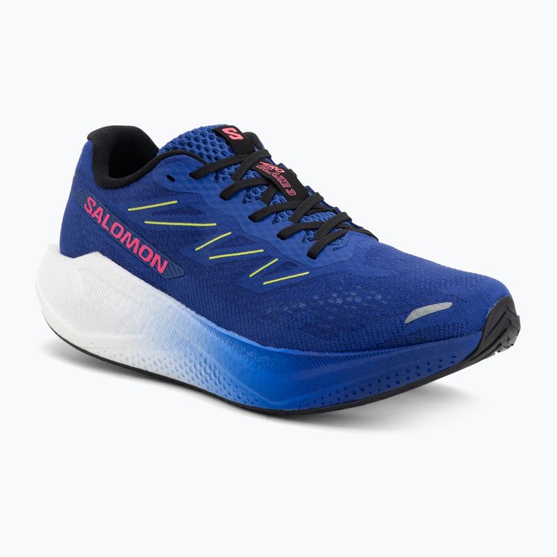 Scarpe da running da uomo Salomon Aero Blaze 3 bluing/white/acid lime