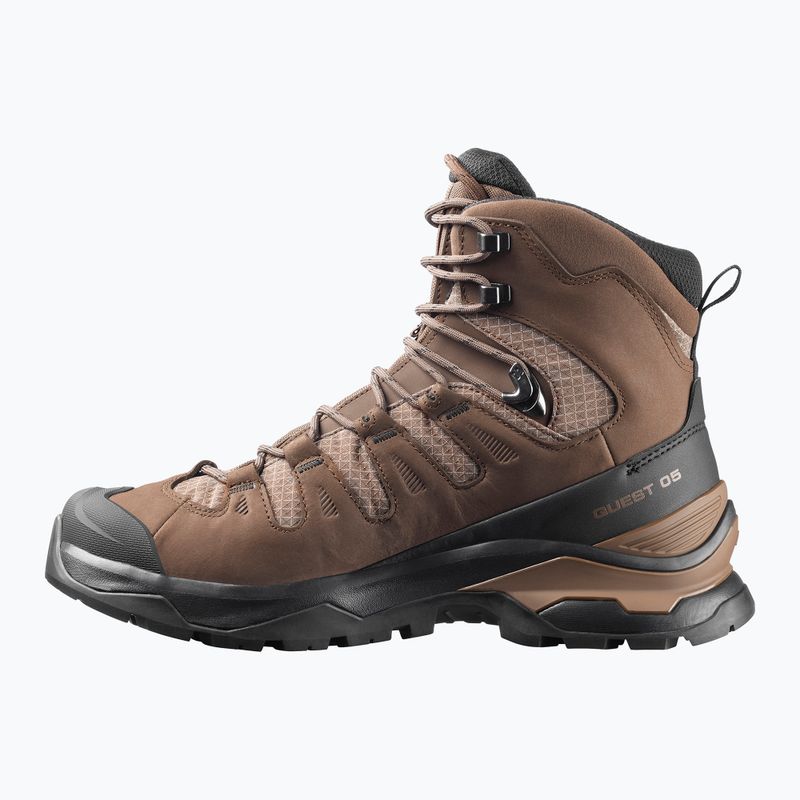 Scarpe da trekking uomo Salomon Quest 5 GTX dark earth/black 3