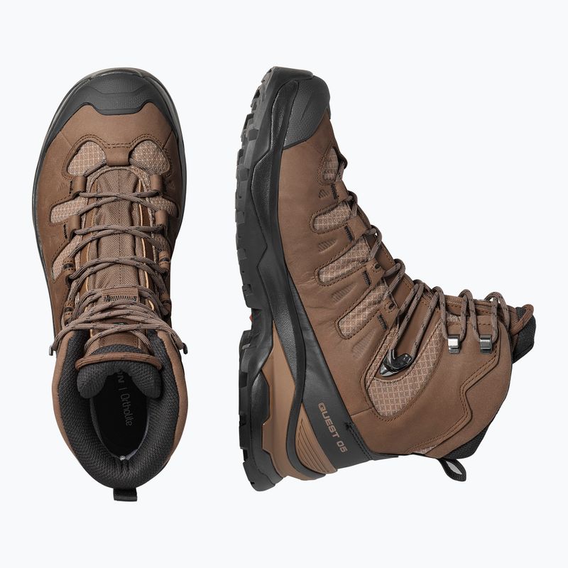 Scarpe da trekking uomo Salomon Quest 5 GTX dark earth/black 6
