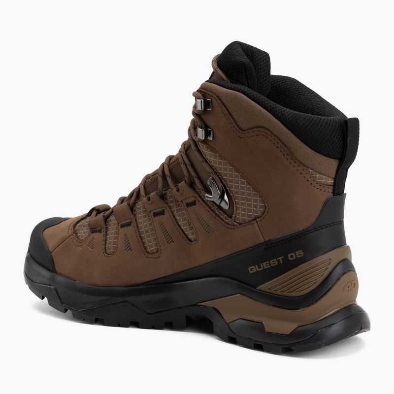 Scarpe da trekking uomo Salomon Quest 5 GTX dark earth/black 3