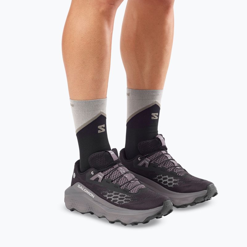 Scarpe da running da uomo Salomon Ultra Glide 4 black/dark gull gray/silver cloud 8