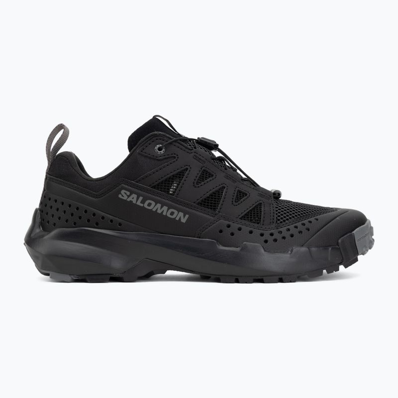 Scarpe da trekking da uomo Salomon Techamphibian 5 black/black/castlerock 2