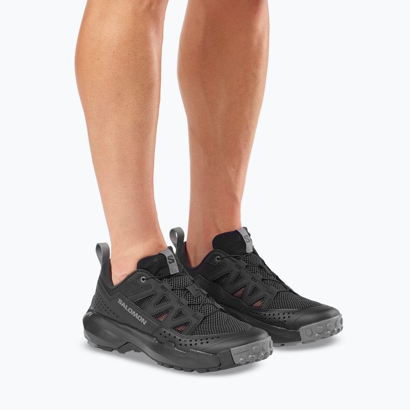 Scarpe da trekking da uomo Salomon Techamphibian 5 black/black/castlerock 7