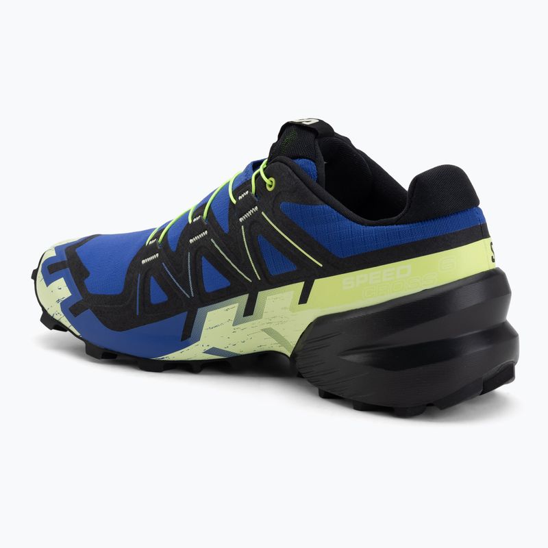 Scarpe da running da uomo Salomon Speedcross 6 bluing/black/acid lime 3