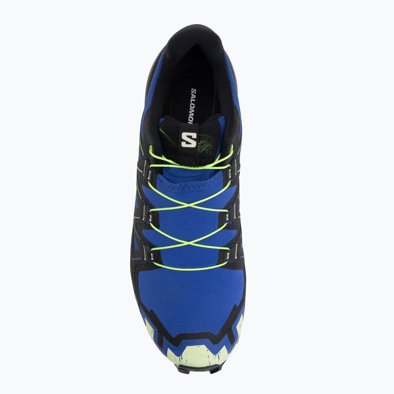Scarpe da running da uomo Salomon Speedcross 6 bluing/black/acid lime 5