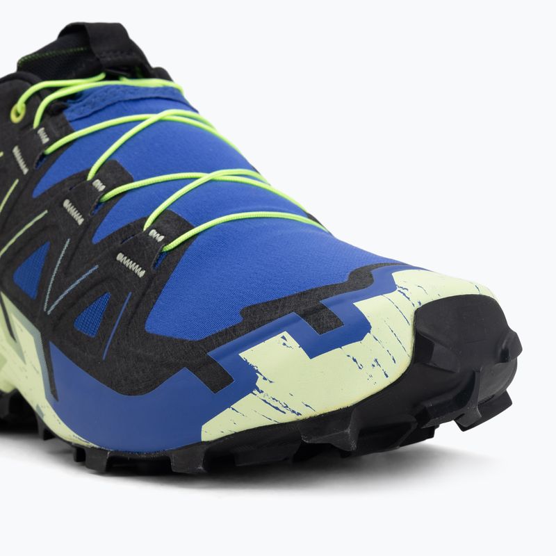 Scarpe da running da uomo Salomon Speedcross 6 bluing/black/acid lime 7