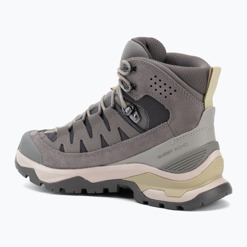 Scarpe da trekking da donna Salomon Quest Echo GTX gull/paloma/bog 3