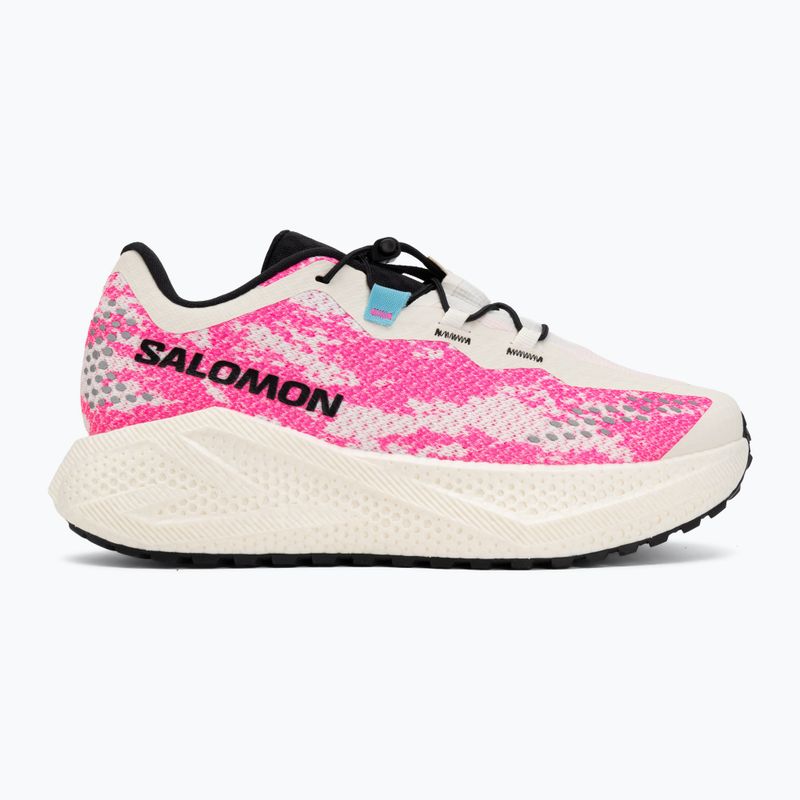 Scarpe da running da uomo Salomon Aero Glide 4 GRVL vanilla ice/knockout pink/black 2