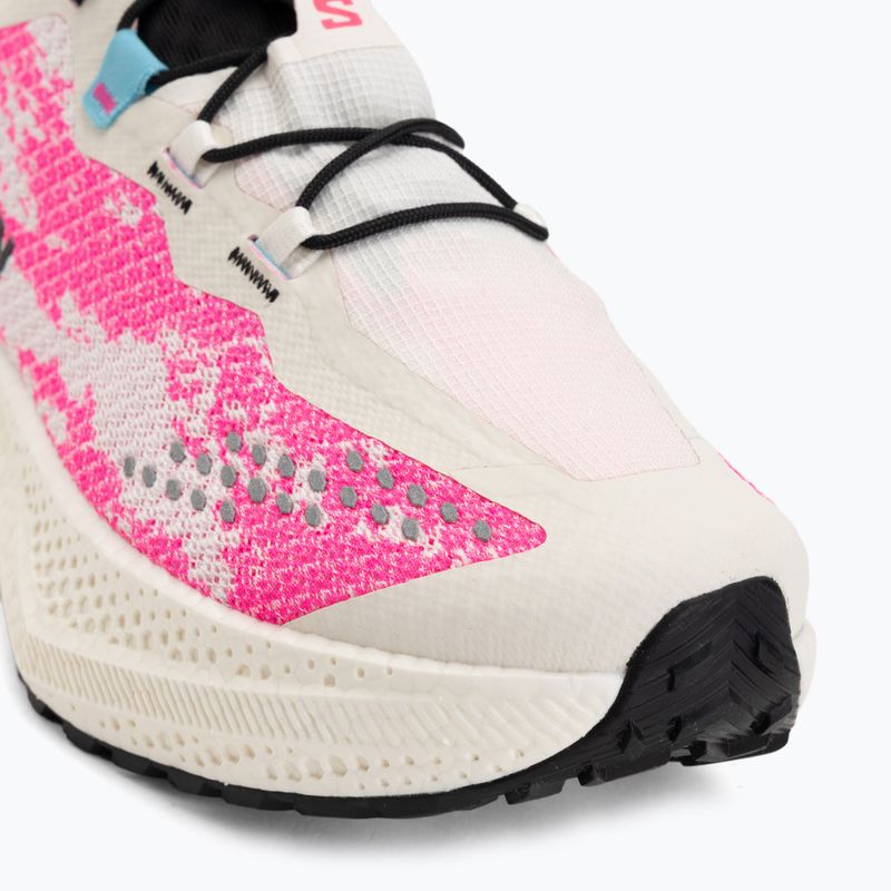 Scarpe da running da uomo Salomon Aero Glide 4 GRVL vanilla ice/knockout pink/black 7