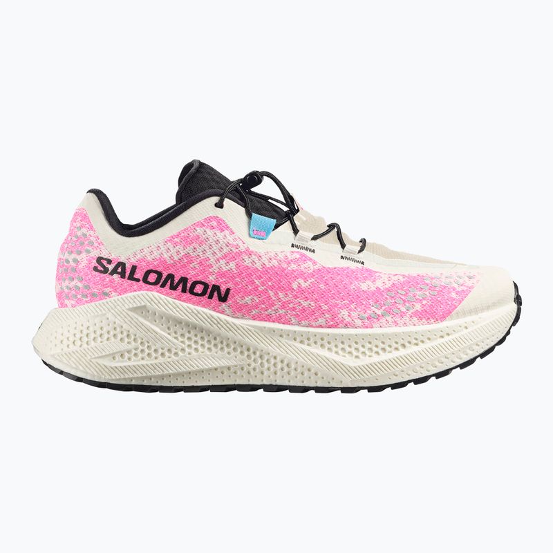 Scarpe da running da uomo Salomon Aero Glide 4 GRVL vanilla ice/knockout pink/black 8