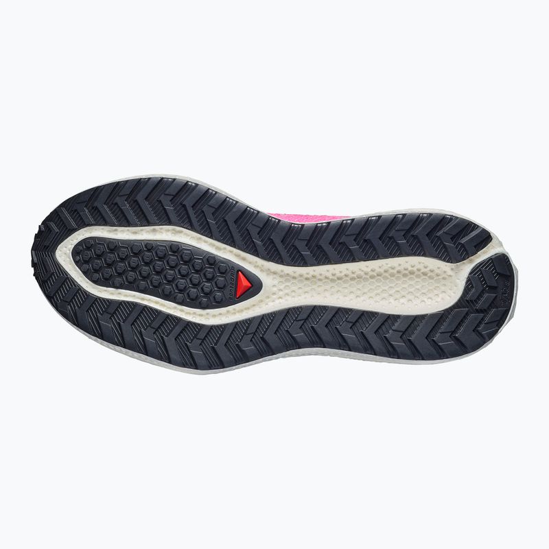 Scarpe da running da uomo Salomon Aero Glide 4 GRVL vanilla ice/knockout pink/black 5