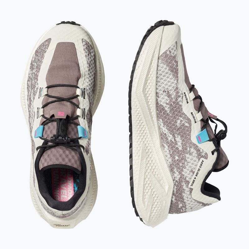 Scarpe da running da uomo Salomon Aero Glide 4 GRVL vanilla ice/black/iron 4