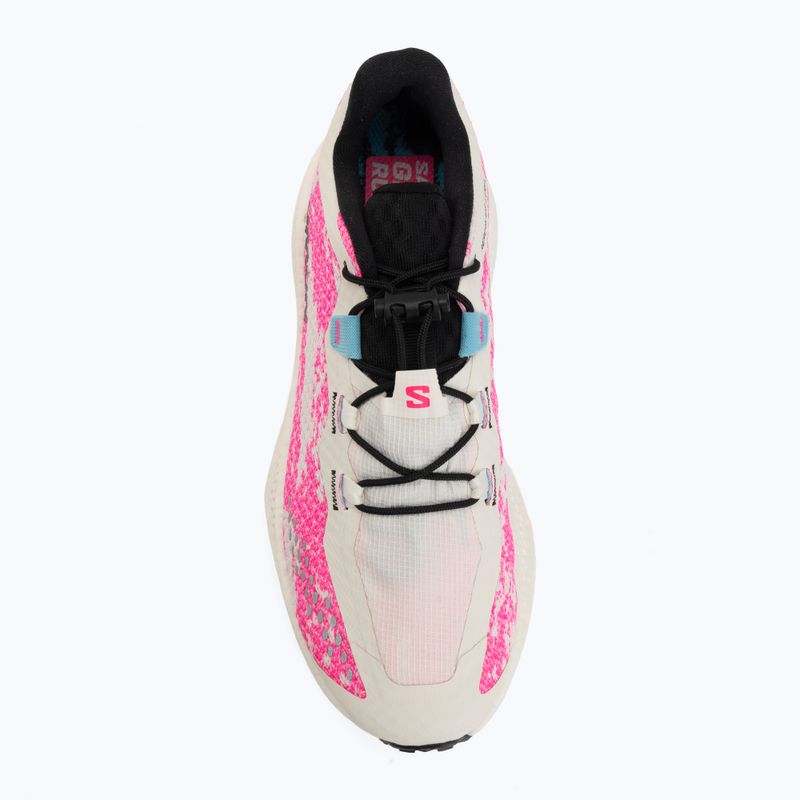 Scarpe da running da donna Salomon Aero Glide 4 GRVL vanilla ice/knockout pink/black 5