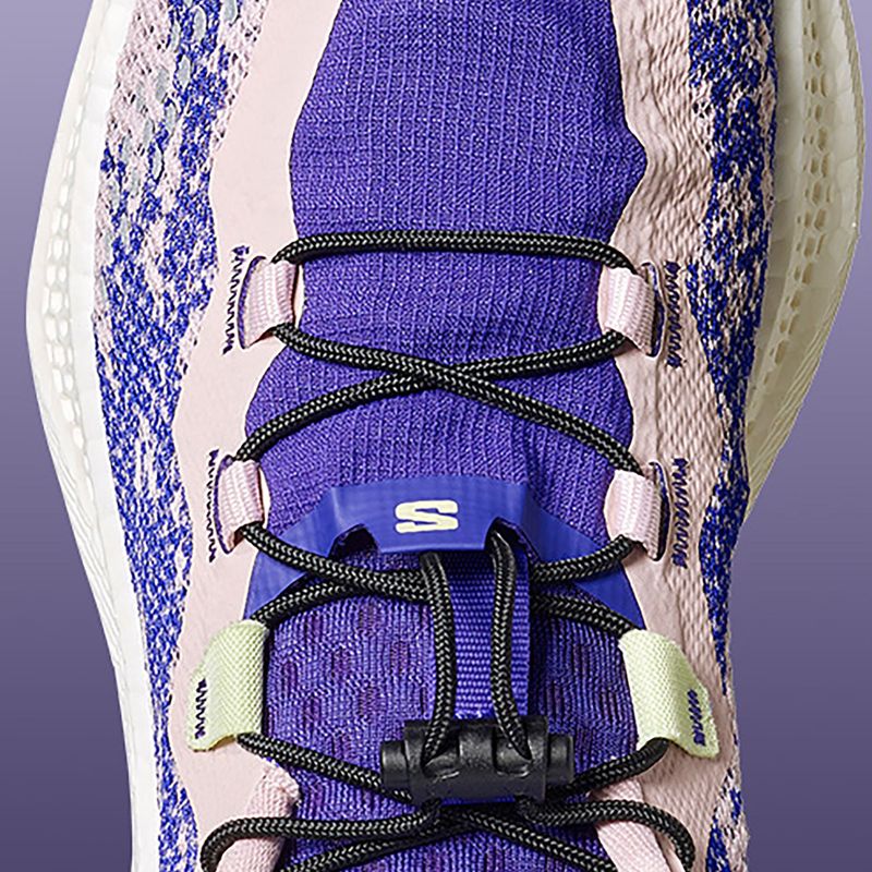 Scarpe da running da donna Salomon Aero Glide 4 GRVL shadow gray/deep blue/butterfly 5