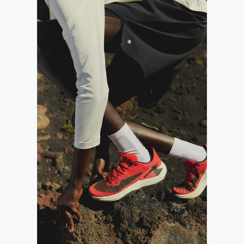 Scarpe da running da uomo Salomon Genesis fiery red/lava falls/black 9