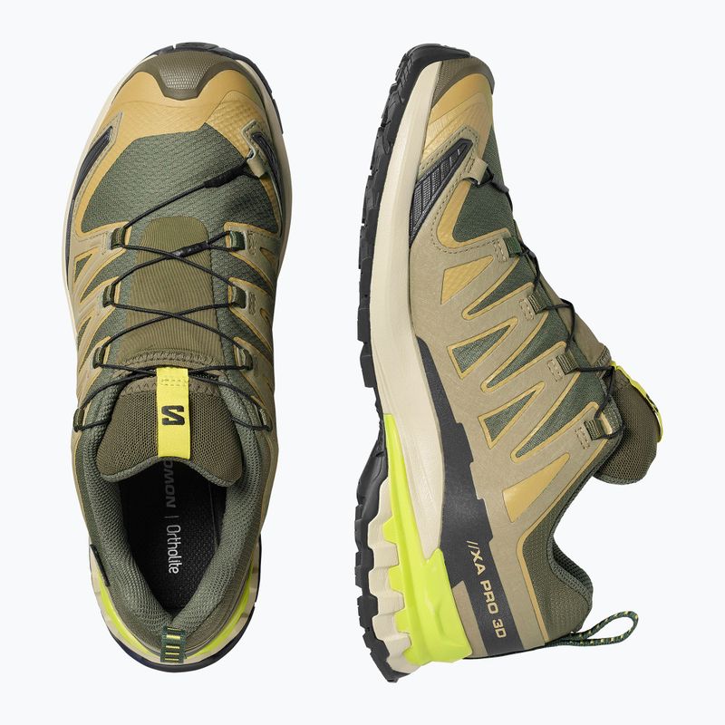Scarpe da corsa uomo Salomon XA Pro 3D V9 GTX grape leaf/aloe 3