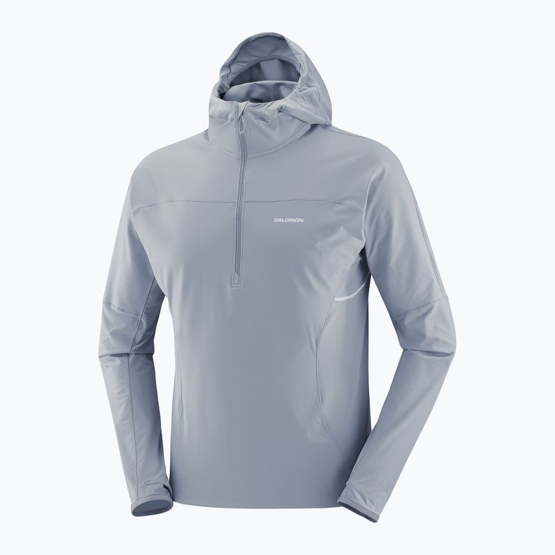 Giacca da running da uomo Salomon Sense Aero Hybrid Half Zip Hooded trade winds 7