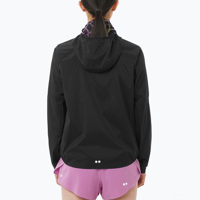 Giacca da running da donna Salomon Sense Aero Wind black 2