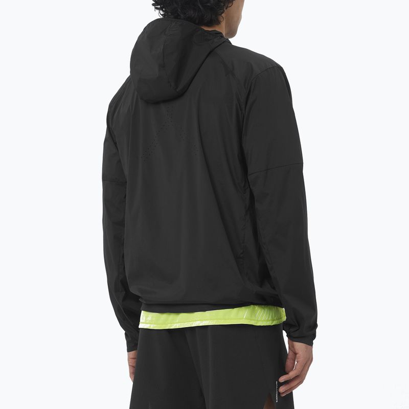Giacca da running da uomo Salomon Sense Aero Wind black 2
