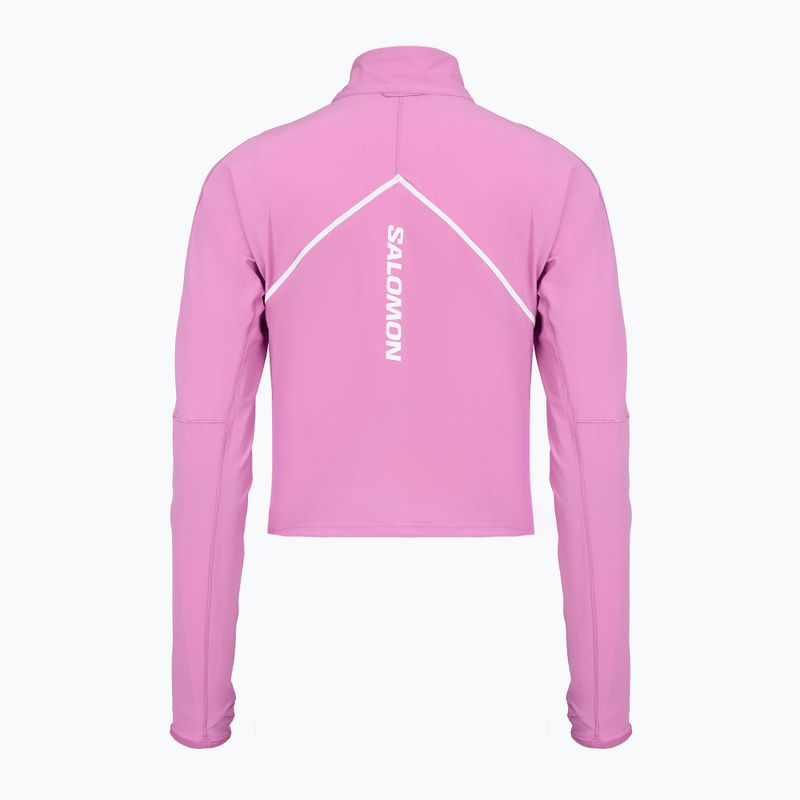 Felpa da donna Salomon Sense Aero Hybrid CP  iris orchid 2