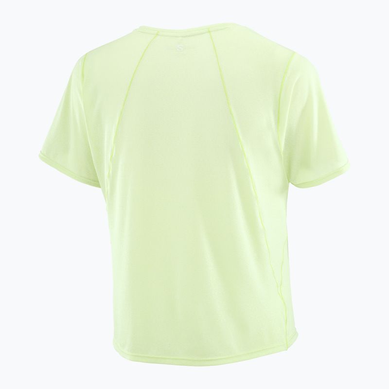 Maglietta da running da donna Salomon Shakeout Air Cropp butterfly 4