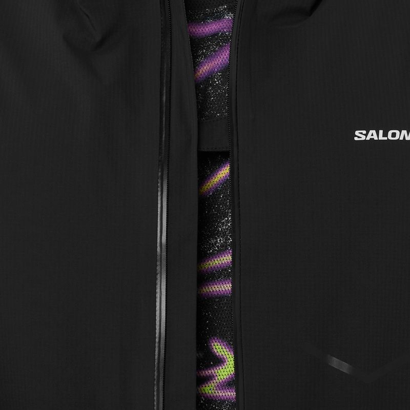 Giacca da running da uomo Salomon Bonatti Waterproof dee black 4