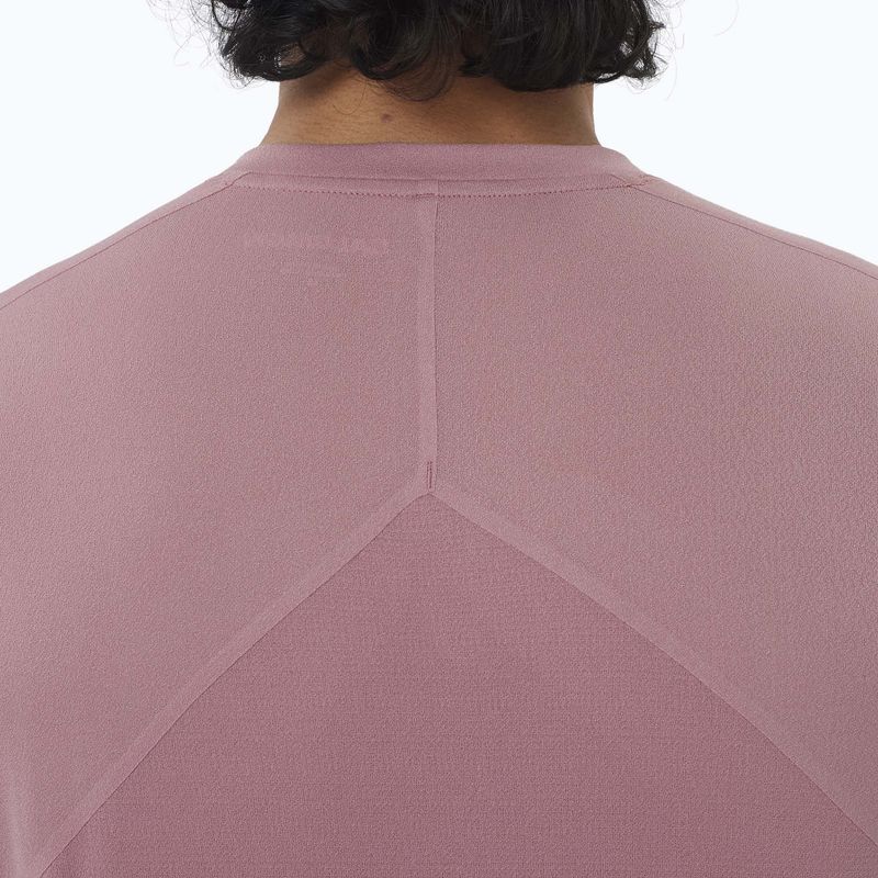 Maglietta da running da uomo Salomon Sense Aero SS Tee GFX dusky orchid 3
