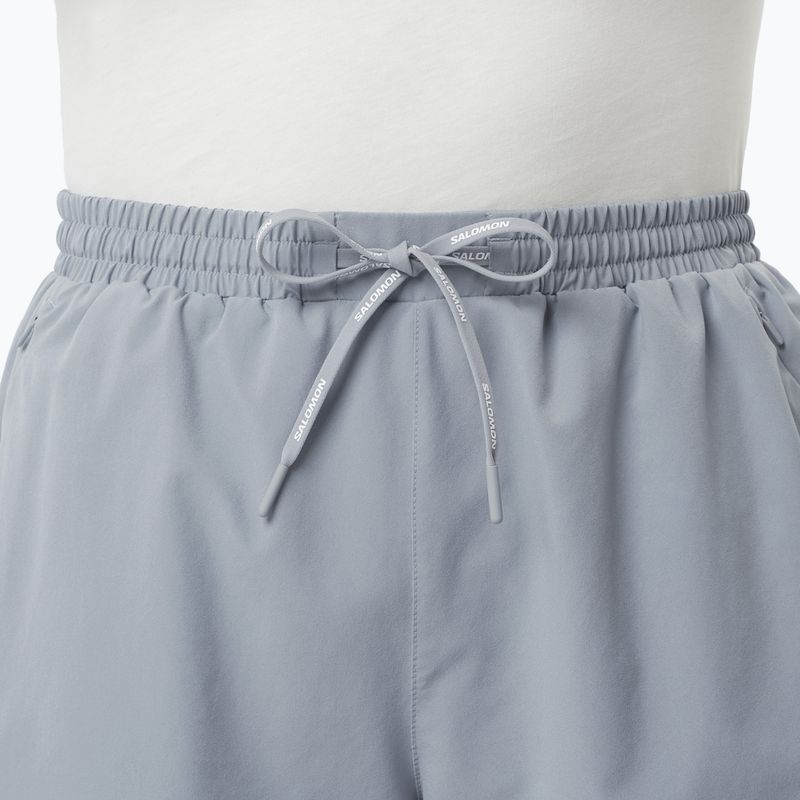 Pantaloncini da corsa da uomo Salomon SHAKEout Core 5" trade winds 3