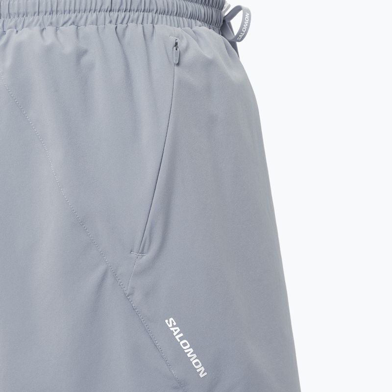 Pantaloncini da corsa da uomo Salomon SHAKEout Core 5" trade winds 4