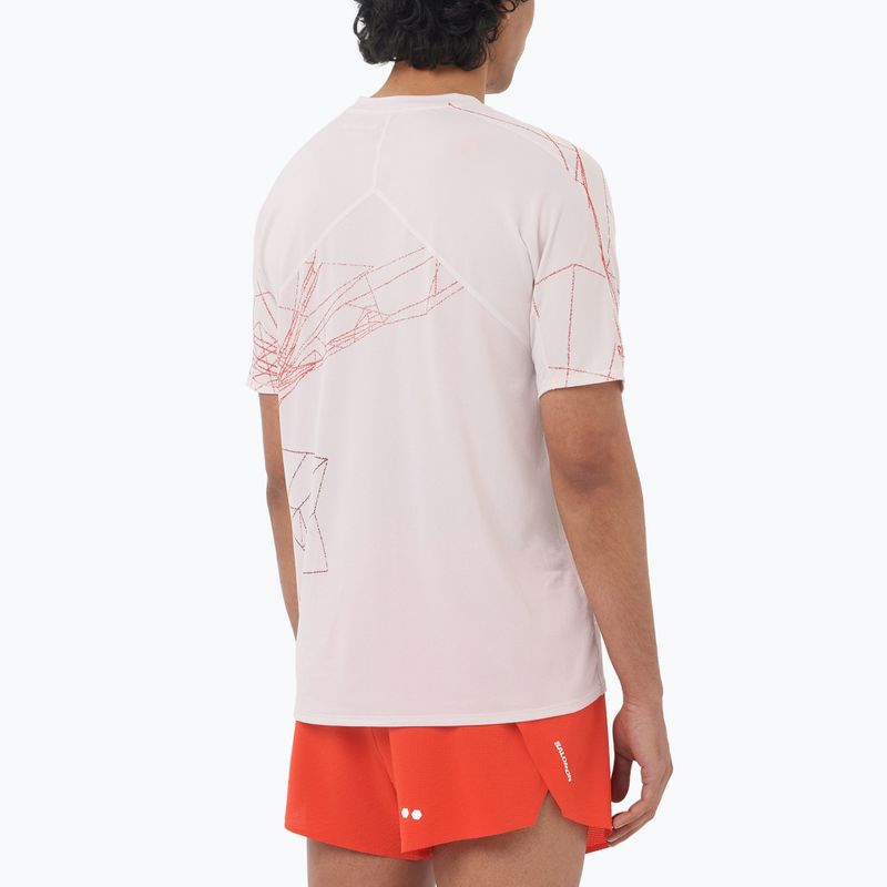 Maglietta da running da uomo Salomon S/Lab Speed Tee lilac ash/fiery red 2