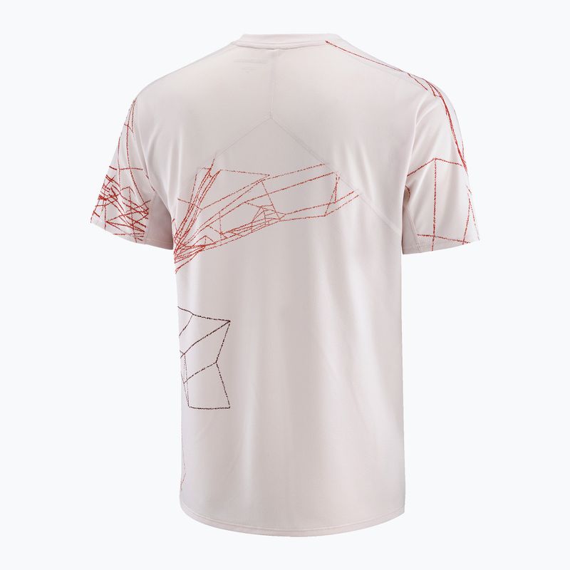 Maglietta da running da uomo Salomon S/Lab Speed Tee lilac ash/fiery red 5