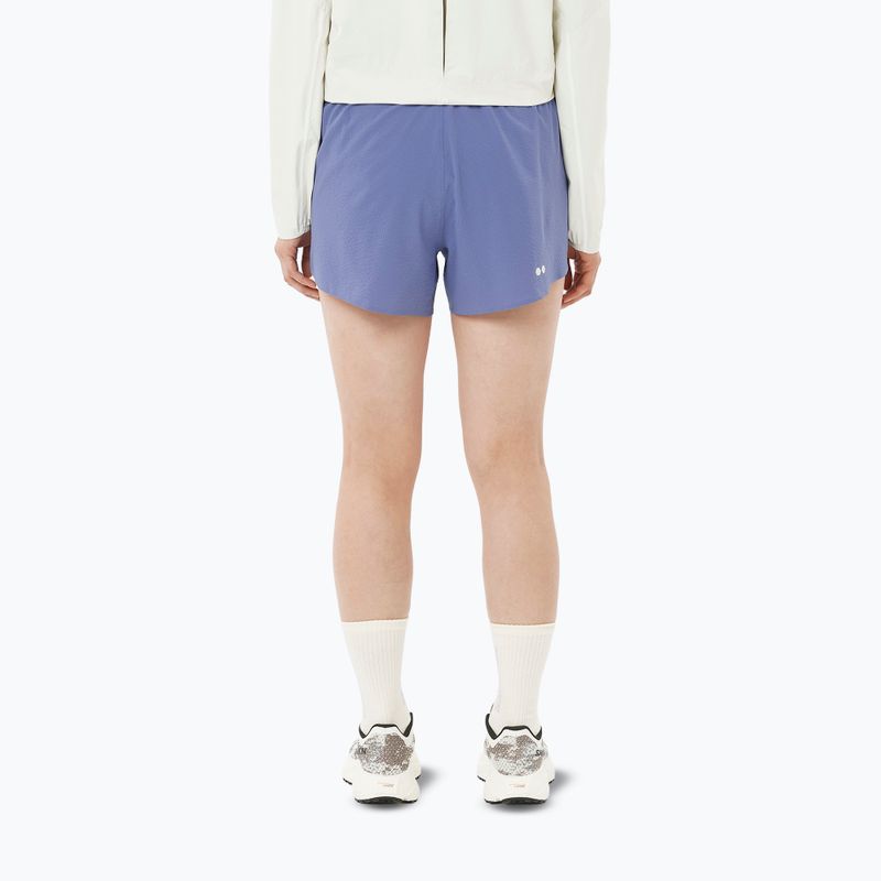 Pantaloncini da corsa da donna Salomon Sense Aero Stow 4" marlin 2