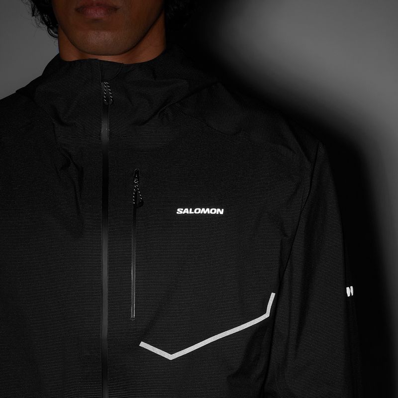 Giacca da corsa da uomo Salomon S/Lab Bonatti Infinite Jacket deep black 7