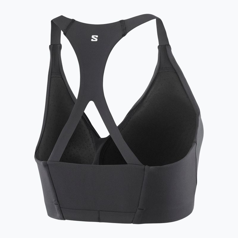 Reggiseno sportivo Salomon Shakeout Bliss deep black 2