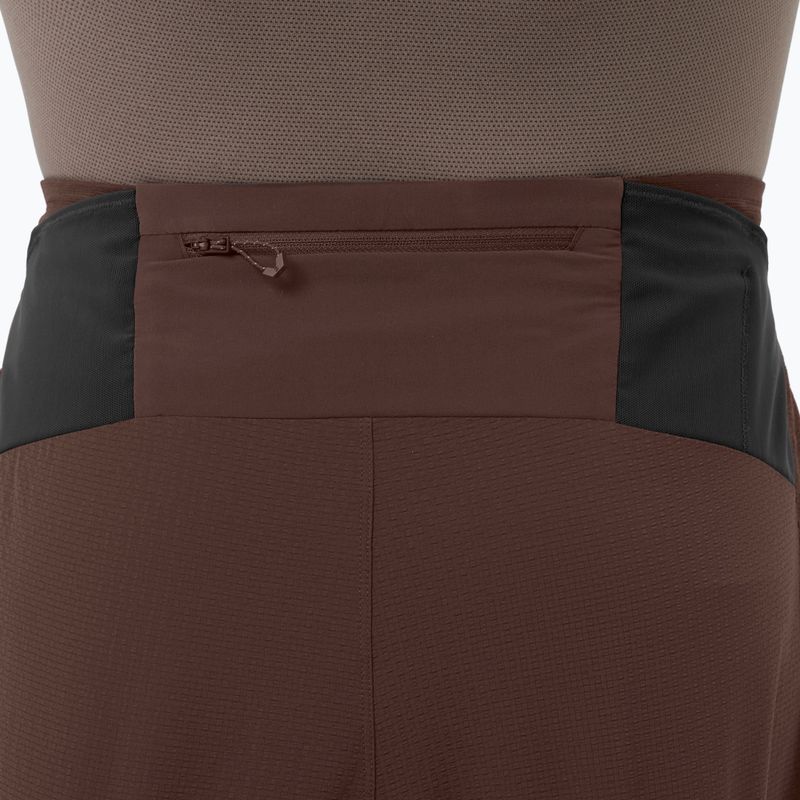 Pantaloncini da corsa da uomo Salomon Sense Aero Stow 5 "coffee bean" 5