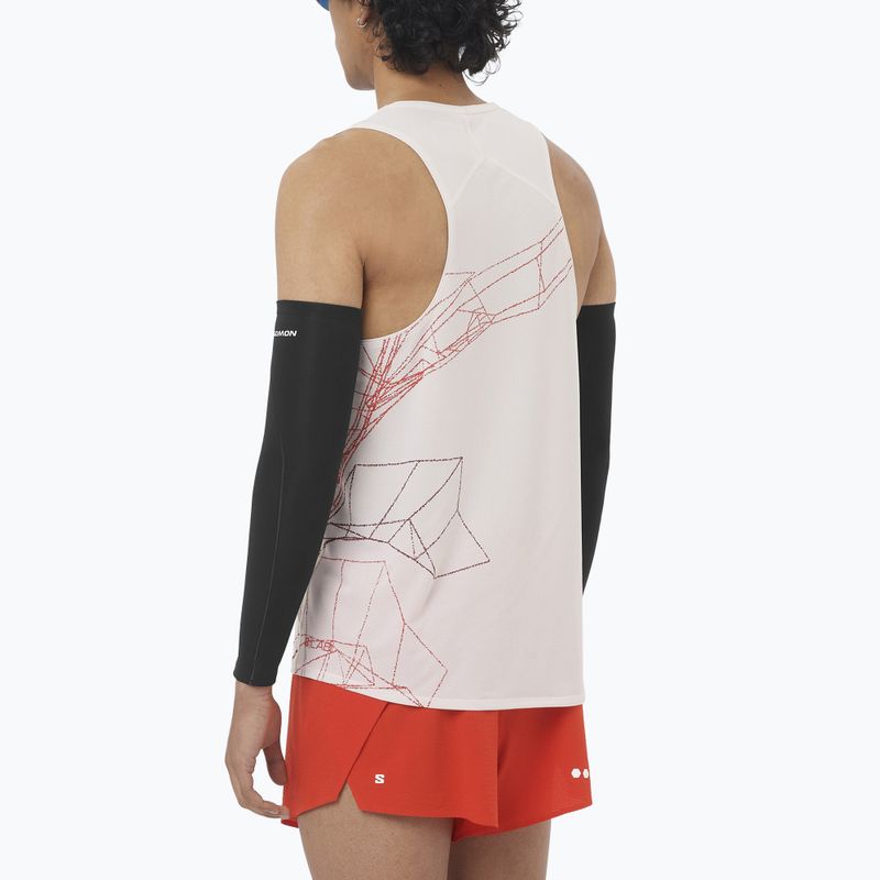Maglietta da running da uomo Salomon S/Lab Speed Tee lilac ash/fiery red 2