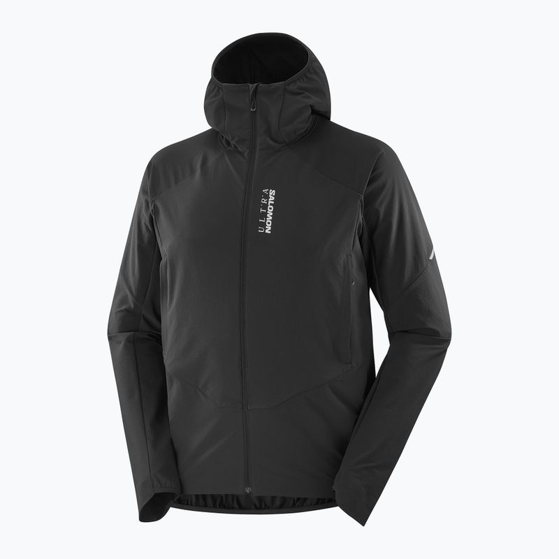 Giacca da corsa da uomo Salomon Ultra Softshell Jacket deep black 8
