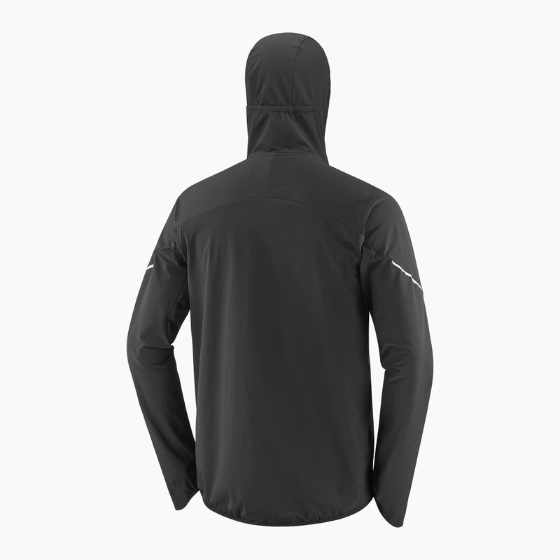 Giacca da corsa da uomo Salomon Ultra Softshell Jacket deep black 9