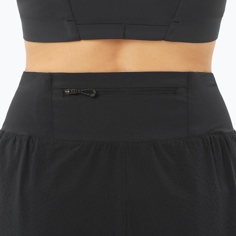Pantaloncini da corsa da donna Salomon Sense Aero Stow 4" deep black 4