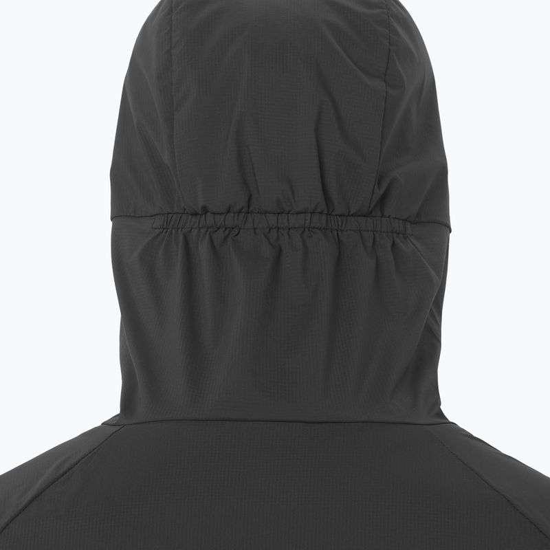 Giacca antivento da uomo Salomon Outwind Full Zip nero profondo 3