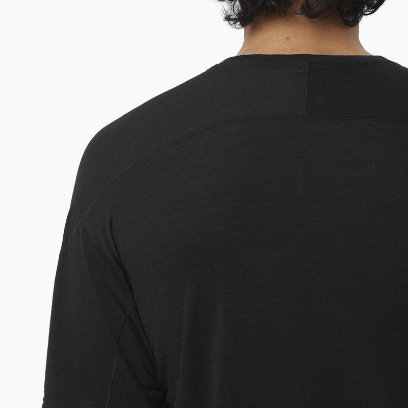 Maglietta da running da uomo Salomon Ultra Tee deep black 4