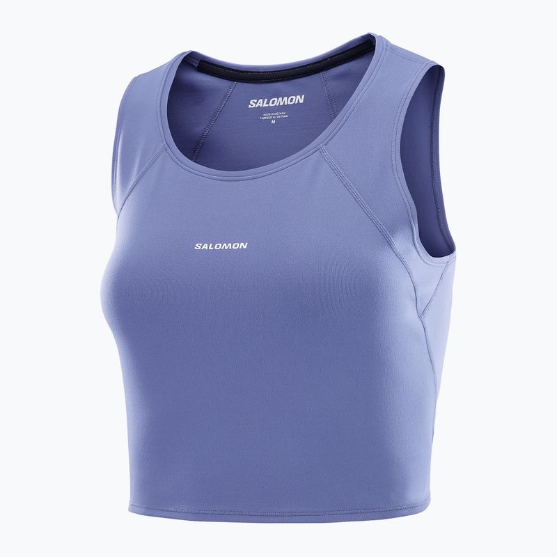 Maglietta da running da donna Salomon SHAKEout Bliss Tanklette marlin 3