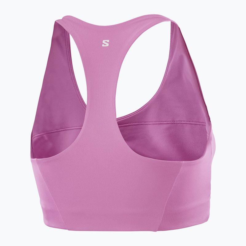 Reggiseno sportivo Salomon SHAKEout Core iris orchid 2