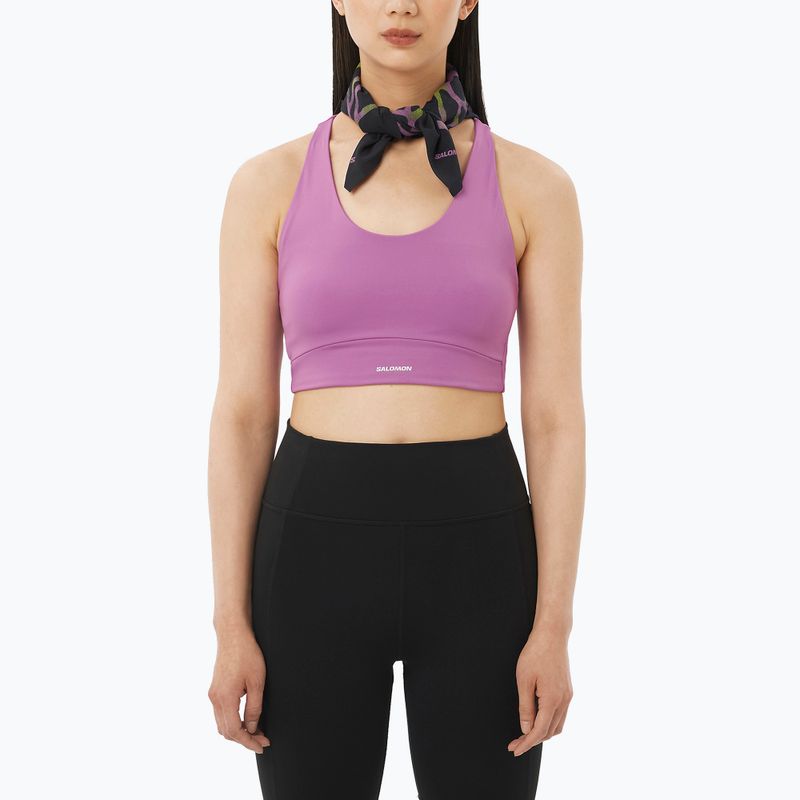 Reggiseno sportivo Salomon SHAKEout Core iris orchid 3