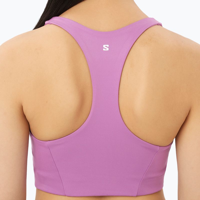 Reggiseno sportivo Salomon SHAKEout Core iris orchid 5