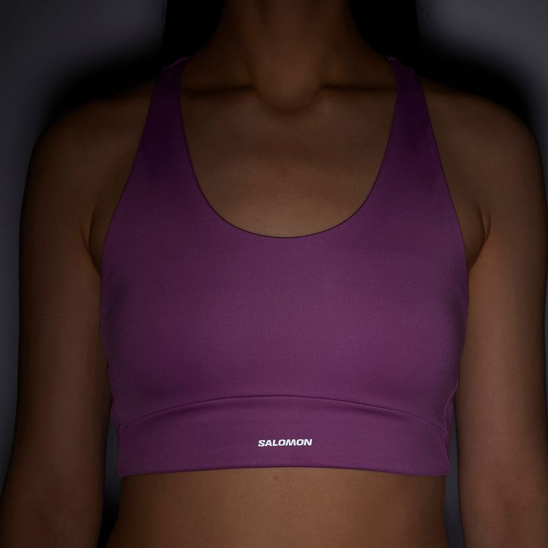 Reggiseno sportivo Salomon SHAKEout Core iris orchid 6