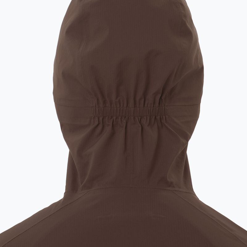Giacca da running da uomo Salomon Bonatti Waterproof coffee bean 3