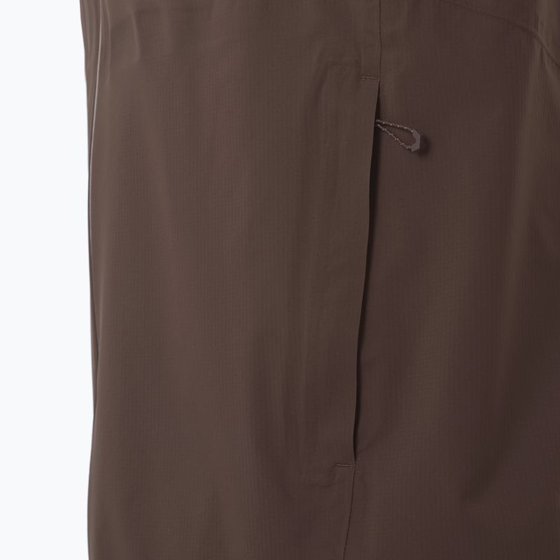 Giacca da running da uomo Salomon Bonatti Waterproof coffee bean 5