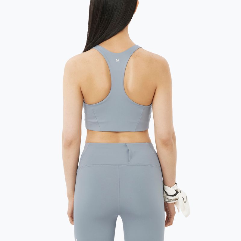 Reggiseno sportivo Salomon SHAKEout Core trade winds 2